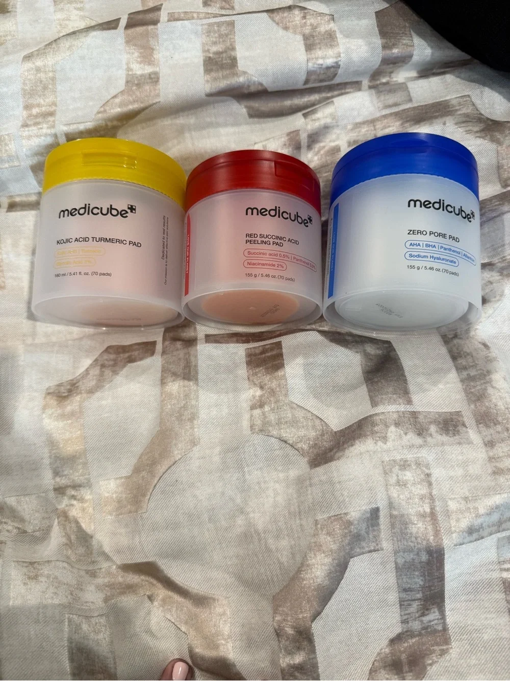 Medicube | Exfoliating Skincare 3 pack variety 70 pads in each